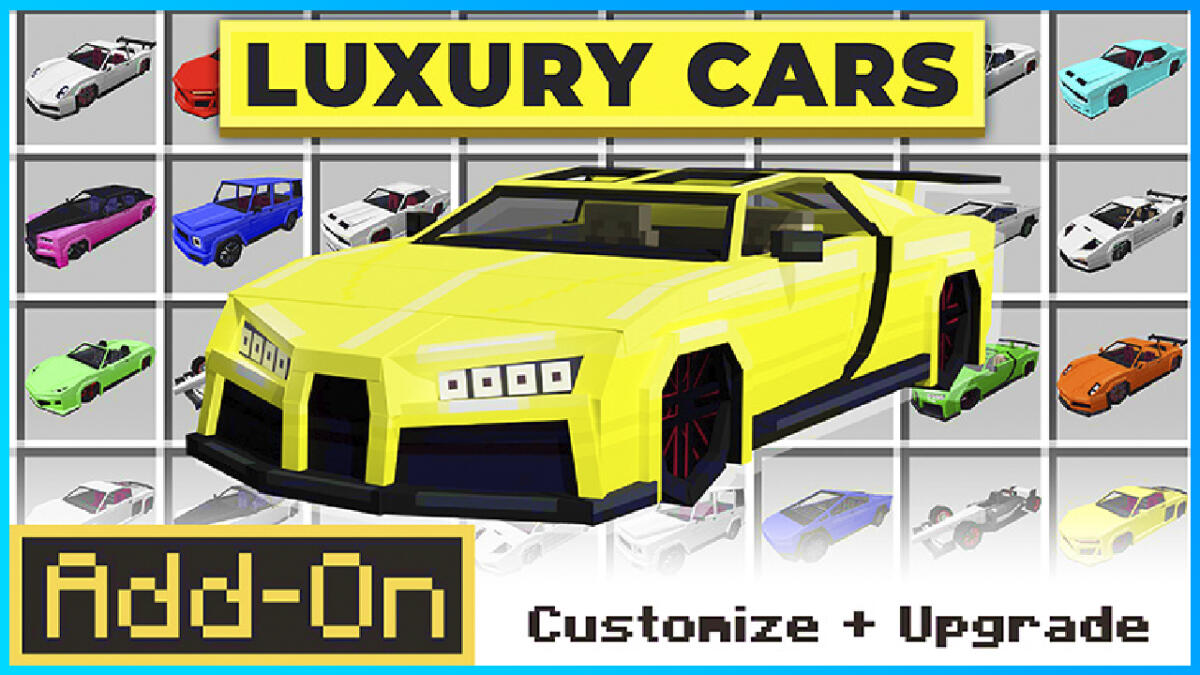 Luxury Cars - Addon Del Marketplace Bedrock 1