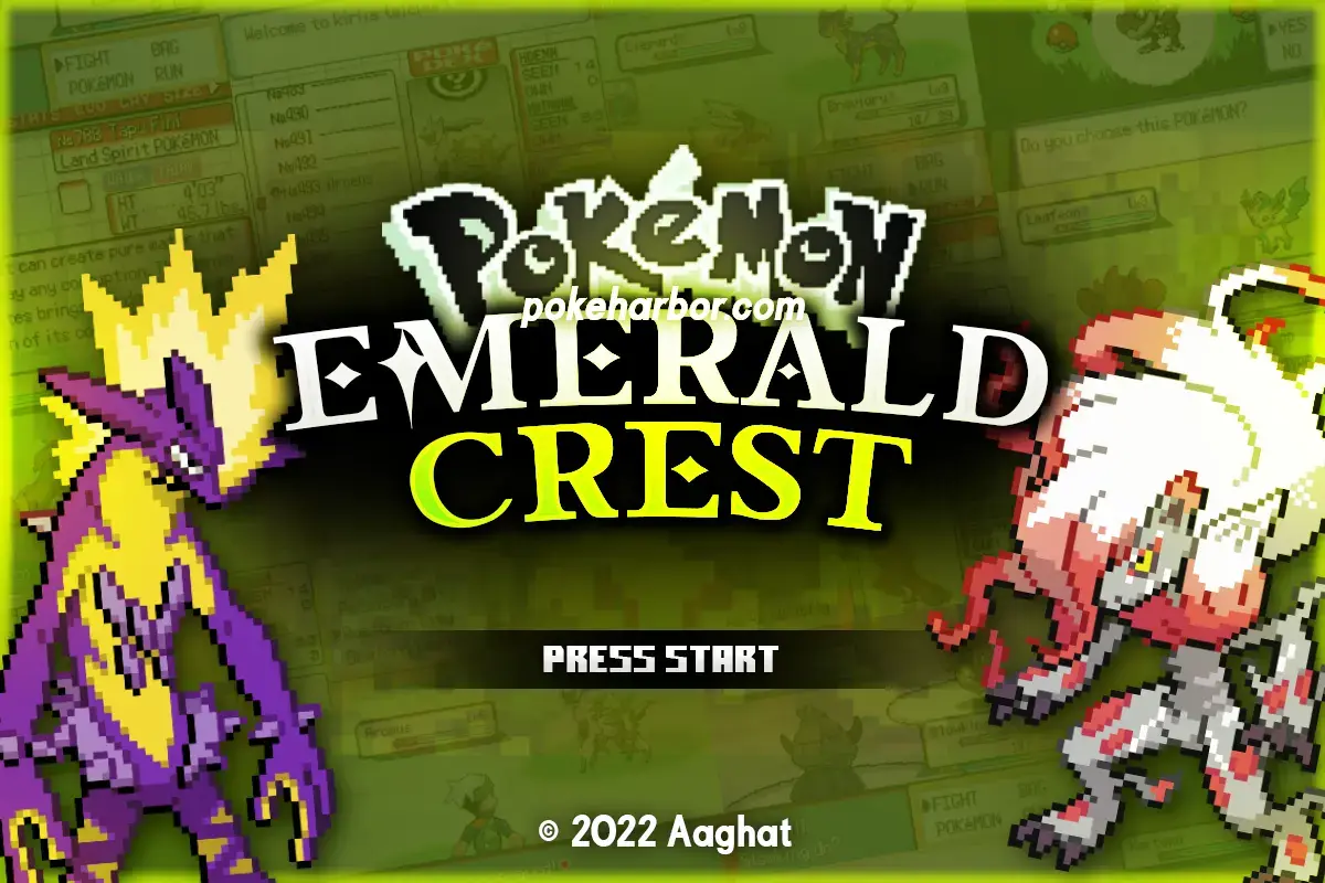 Download Pokemon Emerald Crest Rom Hack 1