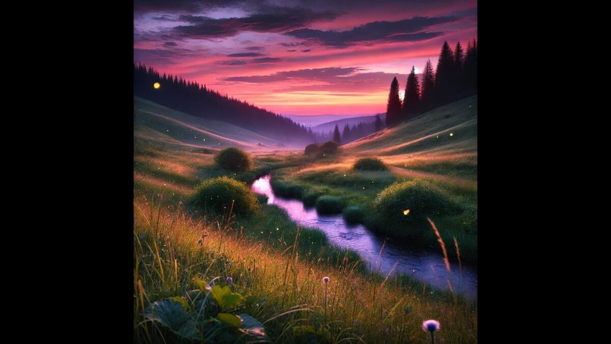 Enchanting Mountain Valley At Sunset: A Guide To Experiencing Nature's Ethereal Beauty 1