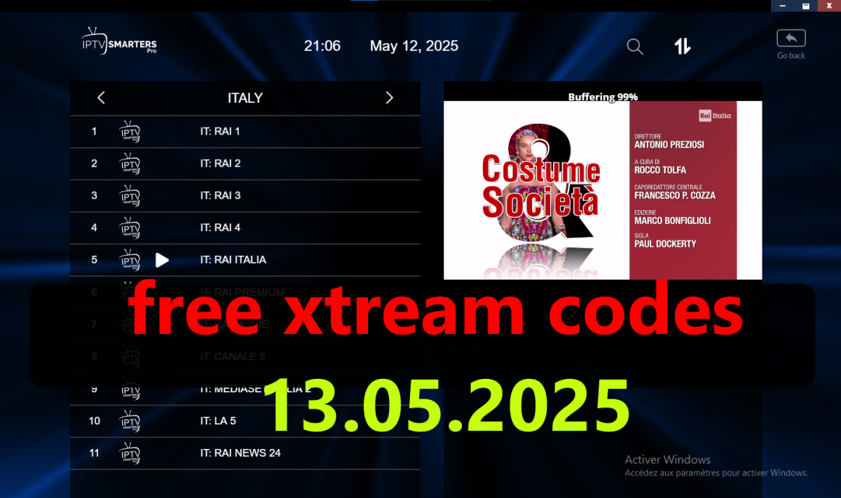 Xtream Codes Iptv 2025 : Codes D'activation Gratuits Et Mises À Jour Quotidiennes Pour Une Expérience De Streaming Optimale 1