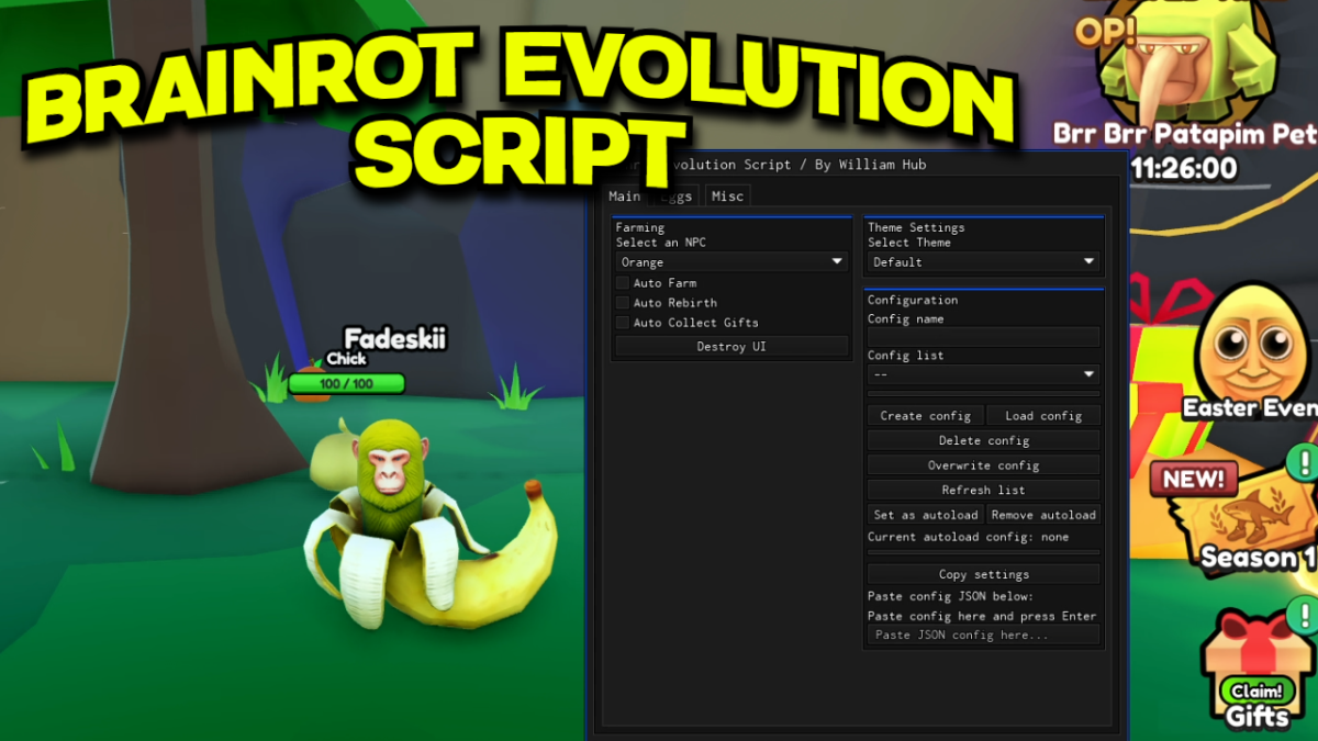 Brainrot Evolution Script With Working Autofarm 1