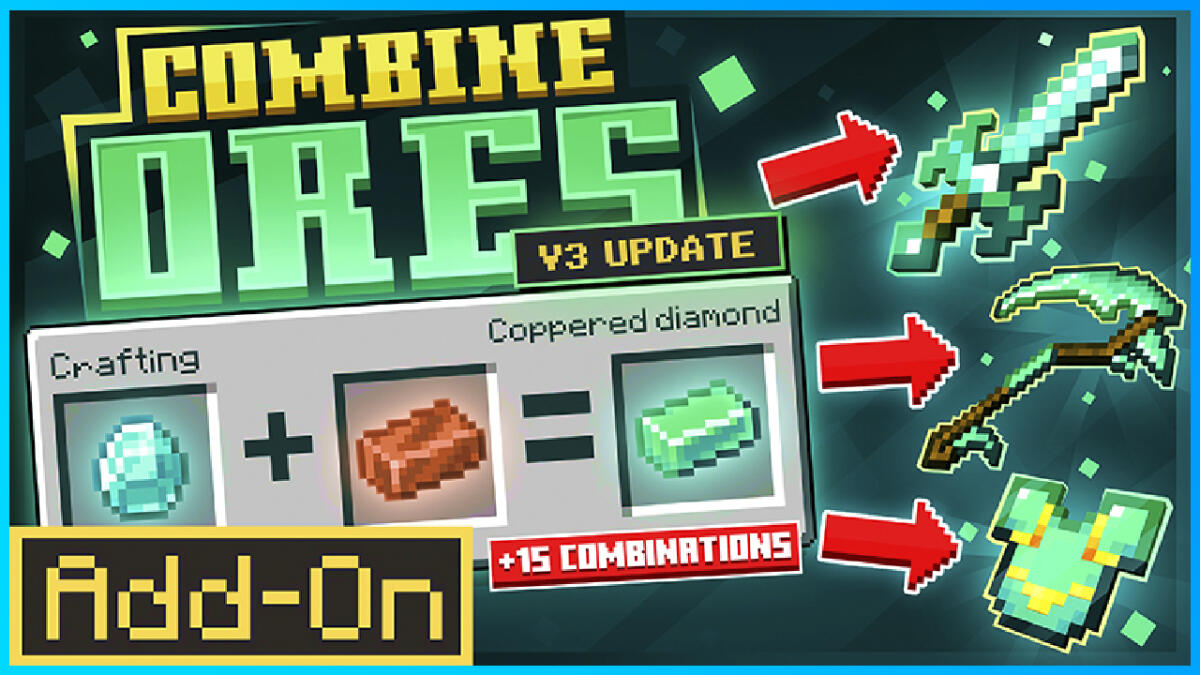 Combine Ores - Addon Del Marketplace Bedrock 1