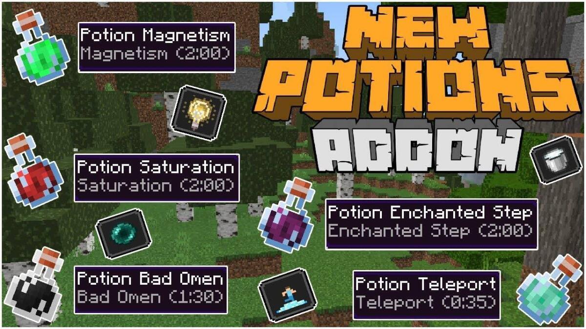 New Potions Addon V1.1 Resources Pack 1