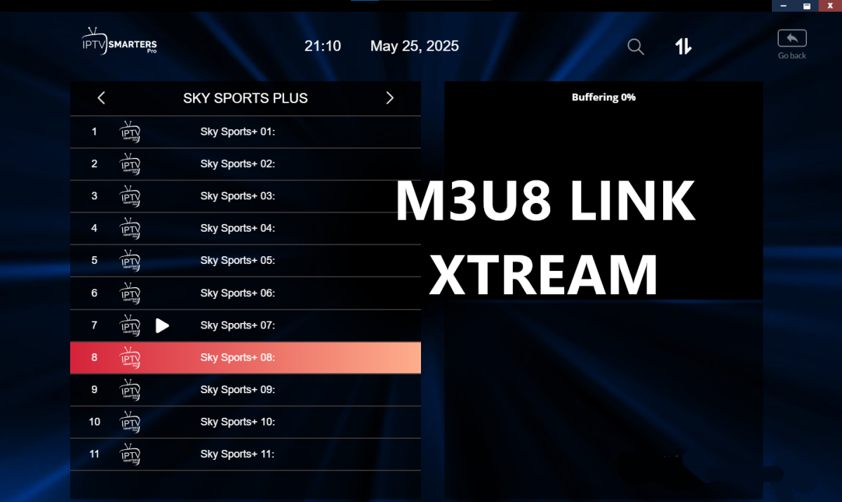 Ultimate 2025 Premium M3U Playlist: 24/7 Access To Hd Live Tv, Movies, Sports & More - Compatible With All Iptv Players 1