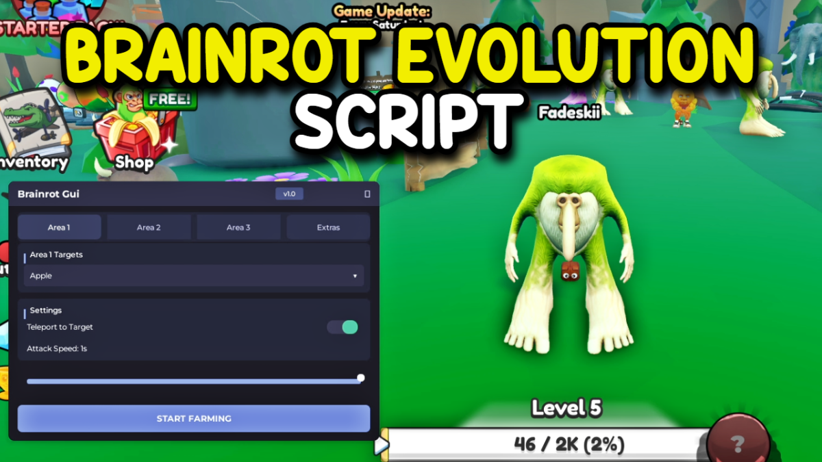 Brainrot Evolution Autofarm Script With No Key 1