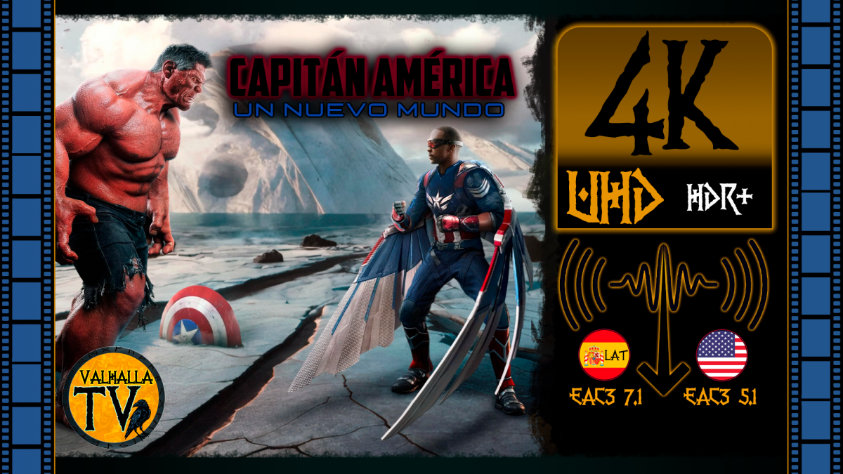 Descargar Película Capitán América: Un Nuevo Mundo (American Captain: Brave New World) 4K Audio Latino Eac3 7.1 - English Eac3 5.1 2