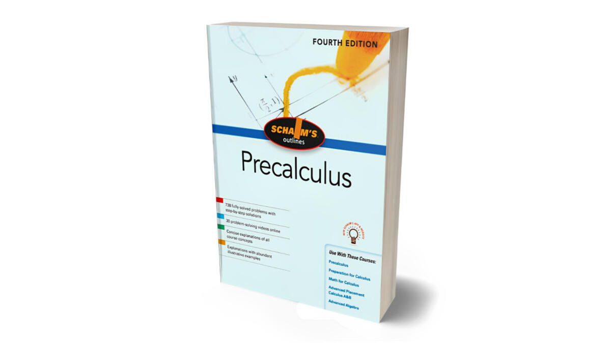Schaum’s Outline Of Precalculus Textbook 1