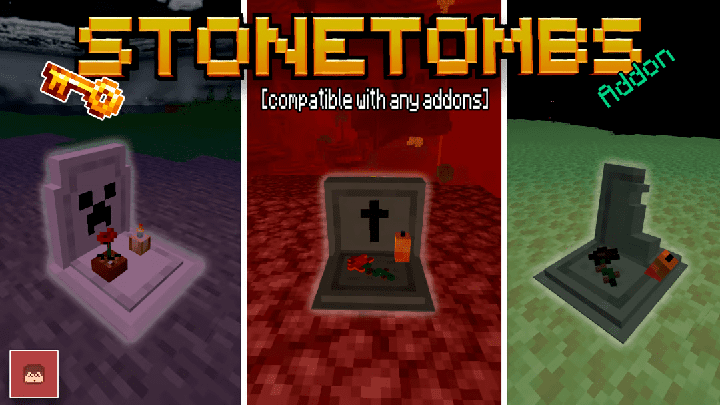 Download Stone Tombs Addon For Minecraft Bedrock V1.6 Resources Pack 1