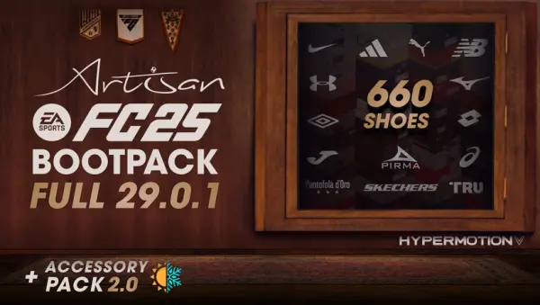 Fc25 Mods Artisan Bootpack Full 29.0.1 For Ea Sports Fc 25 (Compatible With Tu14)