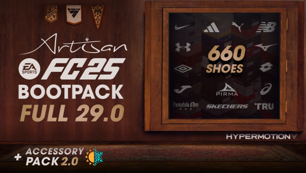 Fc 25 Artisan Bootpack Full 29.0 For Ea Sports Fc 25: Enhance Your Game With Realistic Football Boots