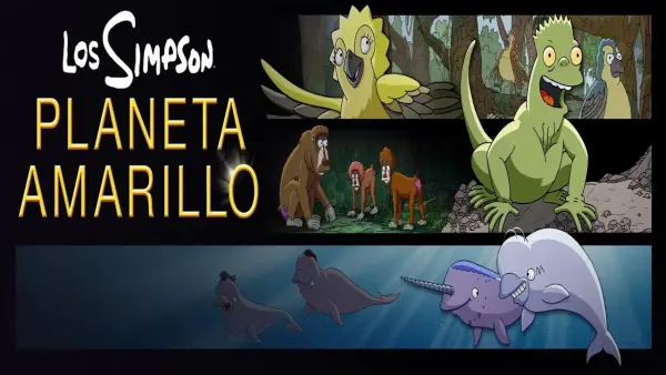 Los Simpson Planeta Amarillo (2025): Mira La Película Completa Hd Online Gratis - Un Simumentario De Naturaleza Estilo National Geographic