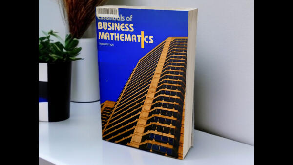 Essentials Of Business Mathematics Textbook