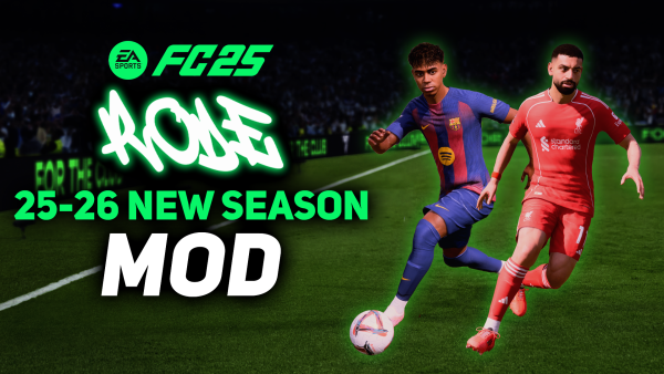 Fc25 Mod Rode's 25-26 New Season Mod Alpha 6.1 Update 14