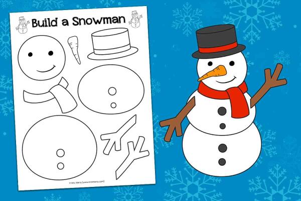 Winter Fun With Snowman Scissors: Engaging Patterns And Feelings Activities For Kids