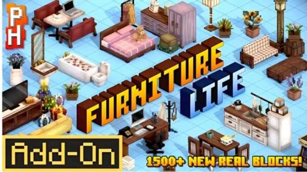 Complementos De Minecraft Bedrock Forniture Life